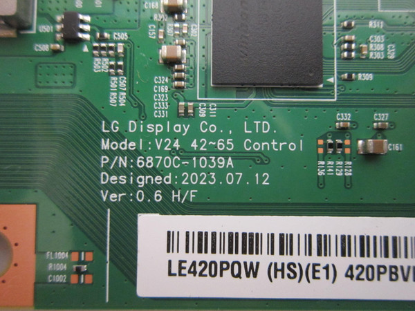 LG OLED42C4PUA T-Con Board 6871L-7700A (6870C-1039A)