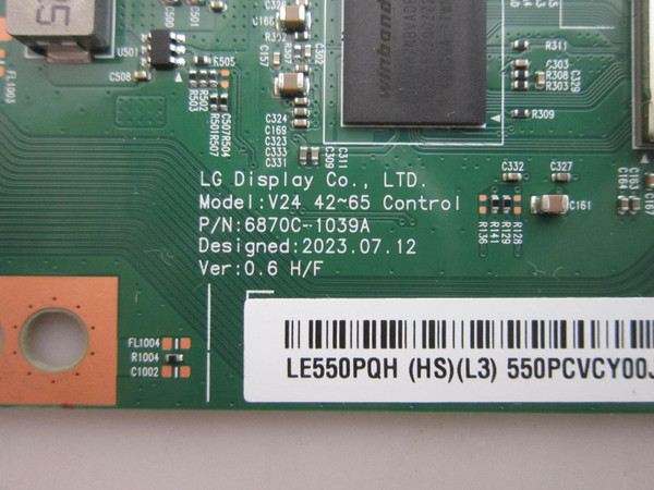 LG OLED55G4SUB T-Con Board 6871L-7630A (6870C-1039A)