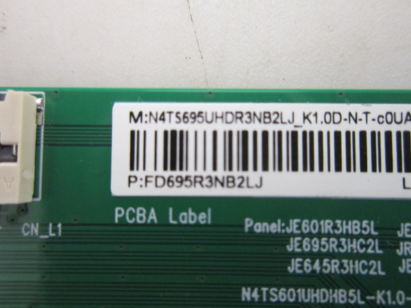 Pioneer PN70-R851-26U T-Con Board FD695R3NB2LJ (N4TS695UHDR3NB2LJ)