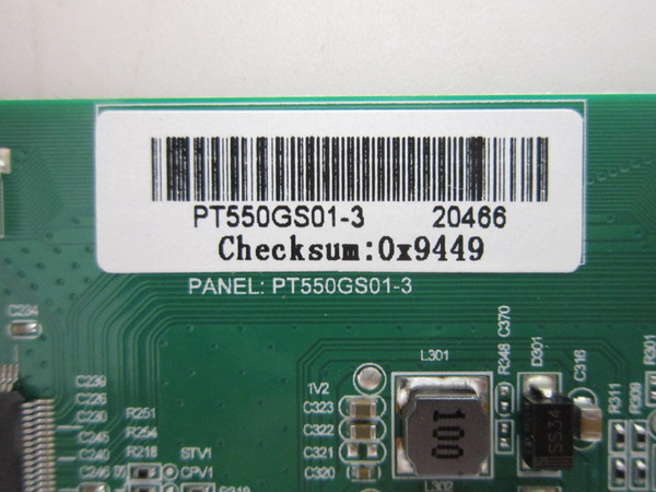 Westinghouse WR55UT4210 T-Con Board PT550GS01-3 (0x9449)