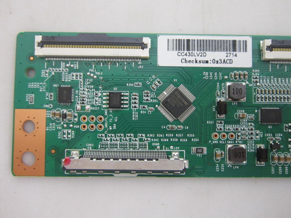 Sceptre X435BV-FSR H43 T-Con Board CC430LV2D (0x3ACD)