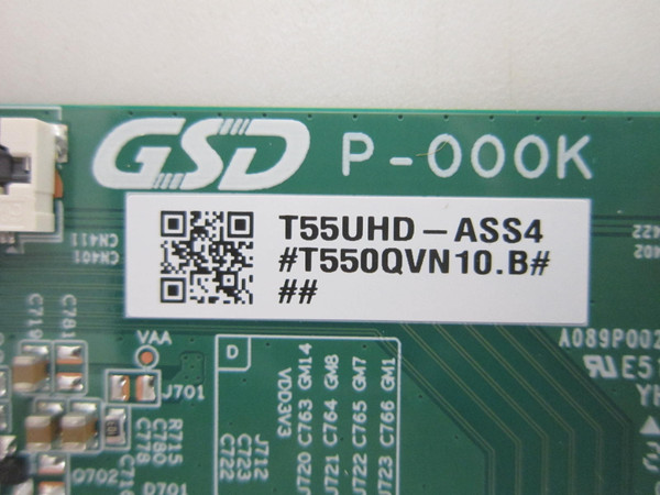 Vizio V4K55M-0801 T-Con Board T55UHD-ASS4 (P-000K)