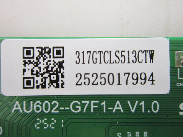 ROKU 55CC T-Con Board 317GTCLS513CTW (AU602-G7F1-A V1.0)