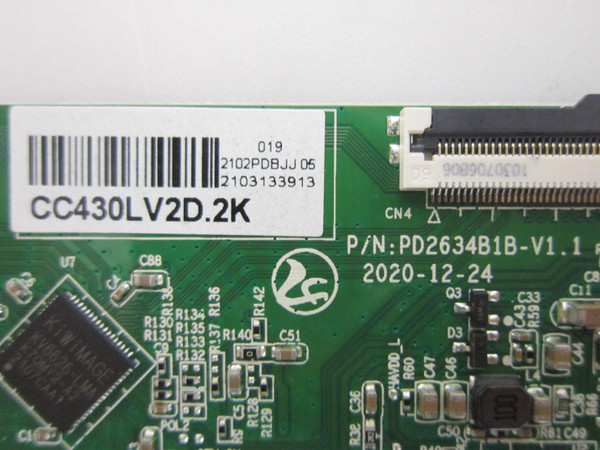 Vizio D43F-J04 T-Con Board PD2634B1B-V1.1 (CC430LV2D.2K)
