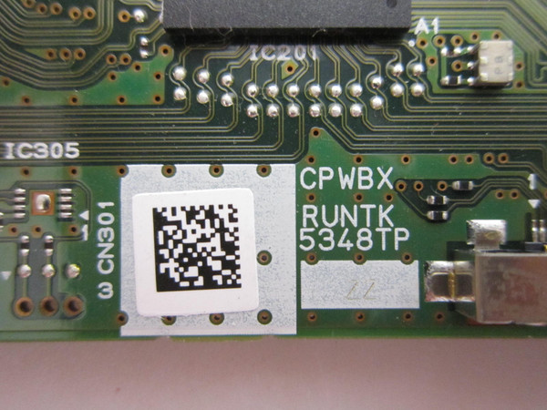 Sony KDL-60R550A T-Con Board RUNTK5348TPZZ (CPWBX5348TPZZ)