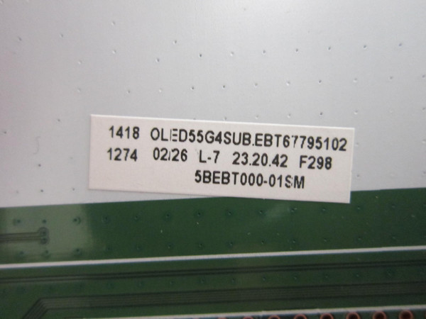 LG OLED55G4SUB Main Board EBT67795102 (MGJ67535201)
