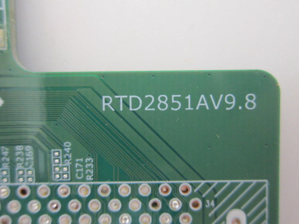 Sylvox OT43A2KHGD Main Board SO250507006 (RTD2851AV9.8)