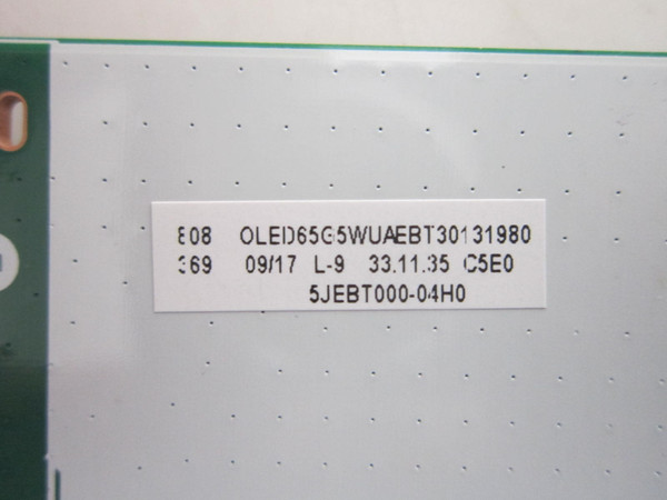 LG OLED65G5WUA Main Board EBT30131980 (EAX70327105 (1.0))