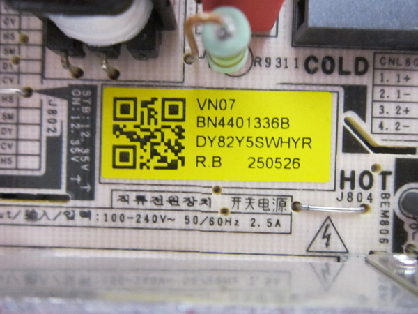 Samsung UN43U7900FFXZA Main/Power Board Comob UN43U7900F-967B (BN44-01336B)