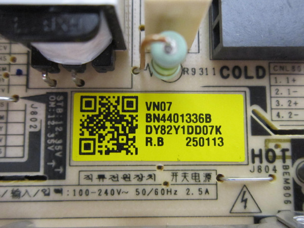 Samsung UN50U7900FFXZA Main/Power Board Comob UN50U7900FF-261L (BN41-03350A)