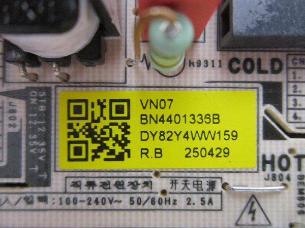Samsung UN43U8000FDXZA Main/Power Board Comob UN43U8000FD-964K (BN41-03356B)