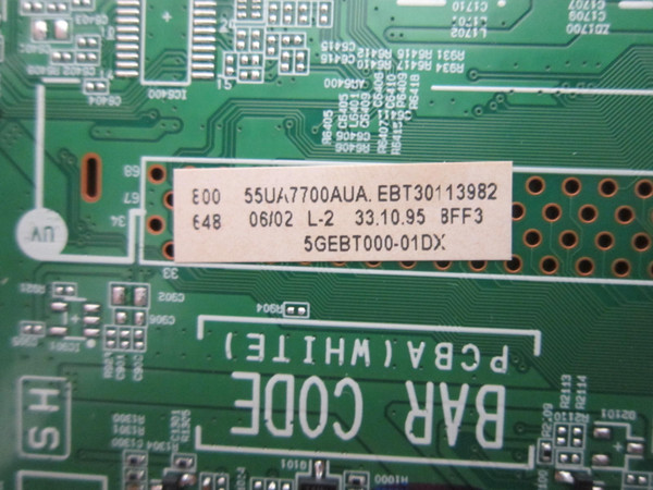 LG 55UA7700AUA Main Board EBT30113982 (EAX70337404)