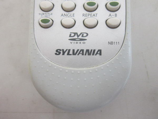 Sylvania SRD4900 Dual Deck DVD/VCR Combo Remote NB111-REM-USED