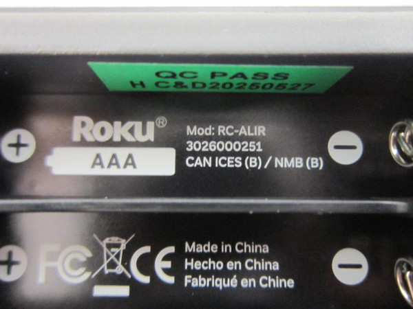 Pioneer PN43-R851-26U, PN55-R851-26U Roku TV Remote 3026000251-NEW (RC-ALIR)