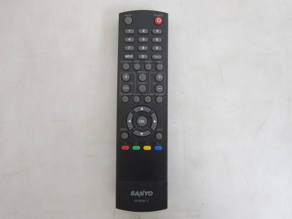 Sanyo DP32242, DP55441 TV Remote CS-90283-1T-USED