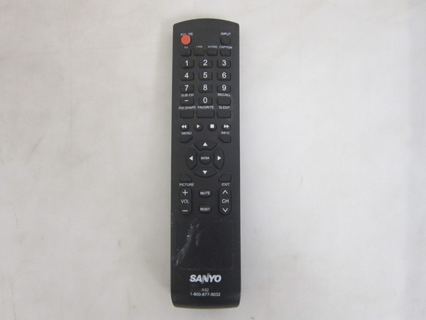 Sanyo FVD48P4, FVD48R4 TV Remote K82-REM-USED