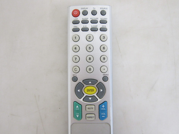 Protron PLTV-3250, PLTV-4250 TV Remote 886-00260-R0107-USED