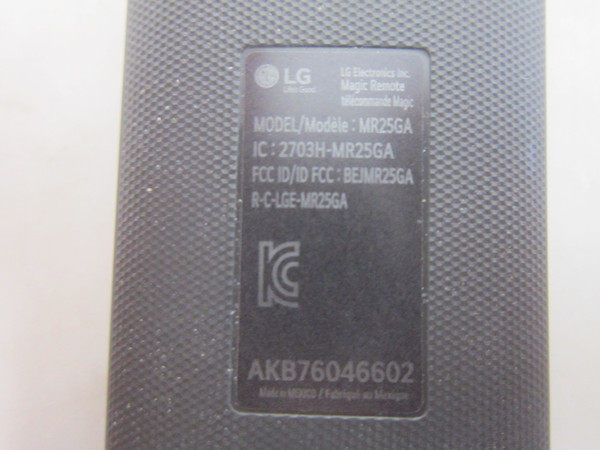 LG OLED48B5PUA, 75QNED70AUC Voice TV Magic Remote AKB76046602-USED (MR25GA)
