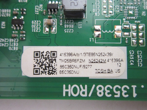 Toshiba 85C350NU Main Board 415396 (RSAG7.820.13538/ROH)