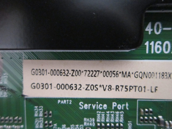 TCL 50Q51K, 55Q51K, 43S45K Main Board G0301-000632-Z00 (40-R75PT2-MAD2HG)