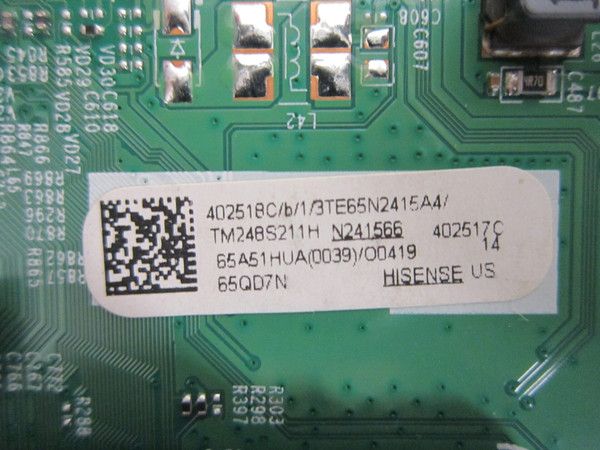 Hisense 65QD7N, 75QD7N Main Board 402518 (RSAG7.820.13493/ROH)
