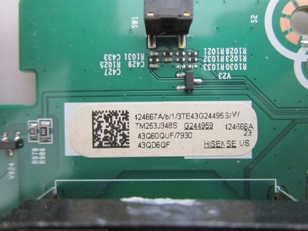 Hisense 43QD6QF Main Board 424666 (RSAG7.820.53401/ROH)