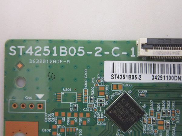 Onn 100133209, Westinghouse WR43EX2300 T-Con Board 34.29110.0DN