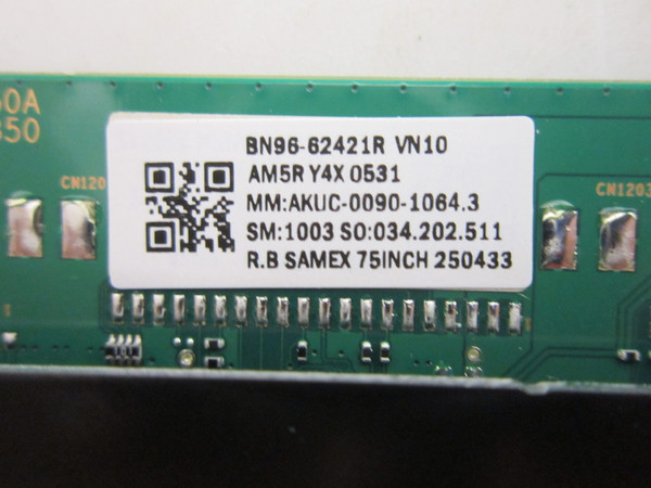 Samsung UN75U8000F, UN75U8000FDZA Main/Power Board Combo UN75U8000F-421R-CMB