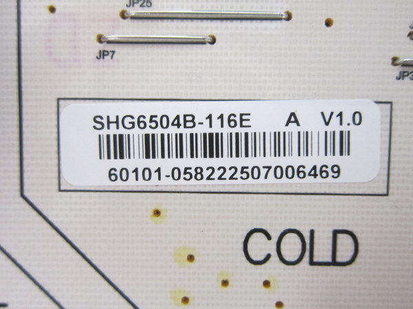 Vizio M65Q6-L4 Power Board 60101-05822 (SHG6504B-116E)