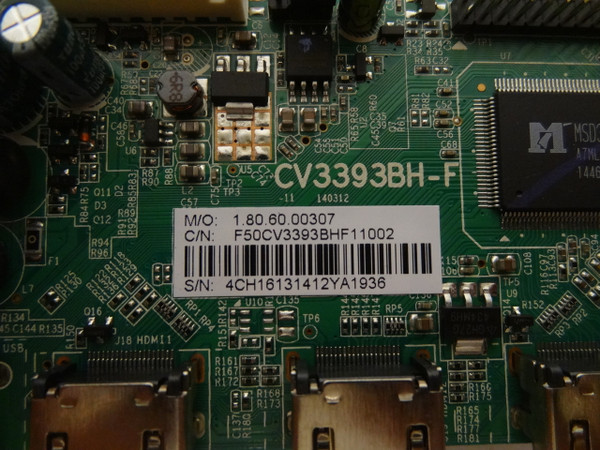 Westinghouse DWM50F3G1 Main Board (LTE50328) 4CH1613