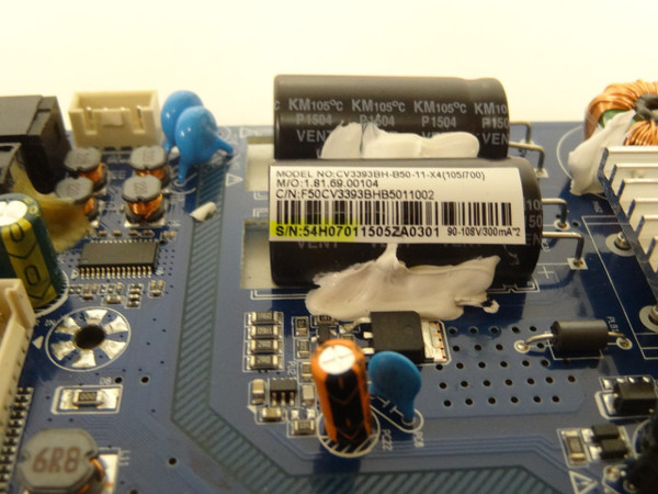 Westinghouse DWM50F3G1 Main Board CV3393BH-B50 - 54H0701