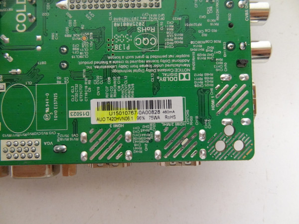 Westinghouse DWM42F2G1 Main Board / Power Supply T420HVN06.1 U15010767