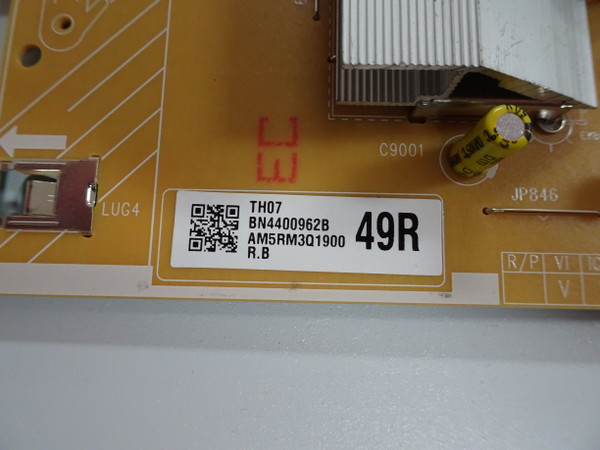 Samsung QN49LS03RAFXZA Power Supply (L49F6_RHS) BN44-00962B