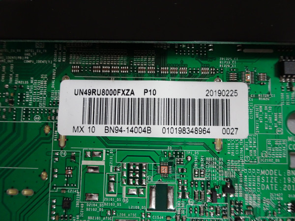 Samsung UN49RU8000FXZA Main Board (BN97-15506E) BN94-14004B