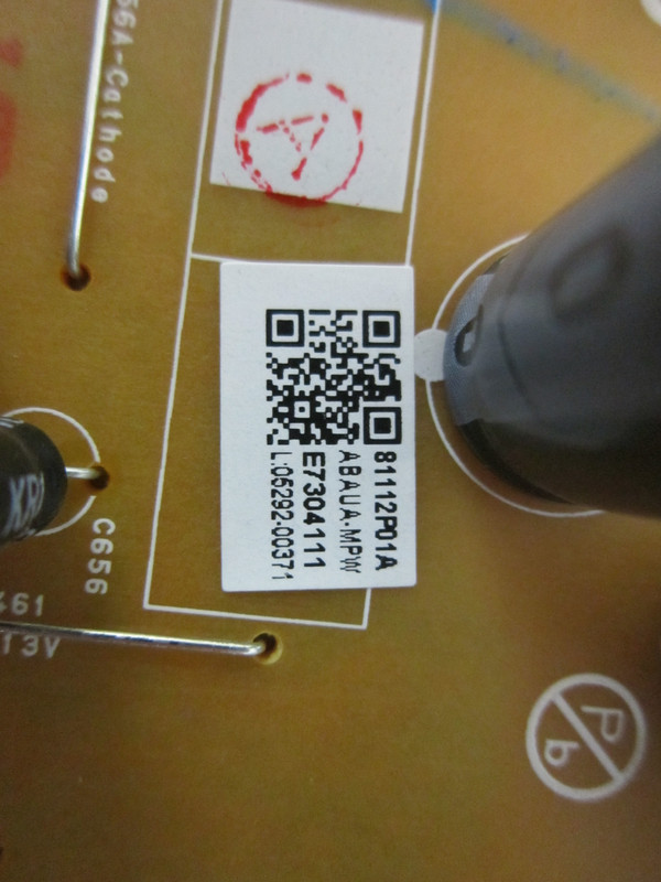 Sanyo FW50D48F Power Supply (BAALUBF01 02  2) ABAUAMPW-001