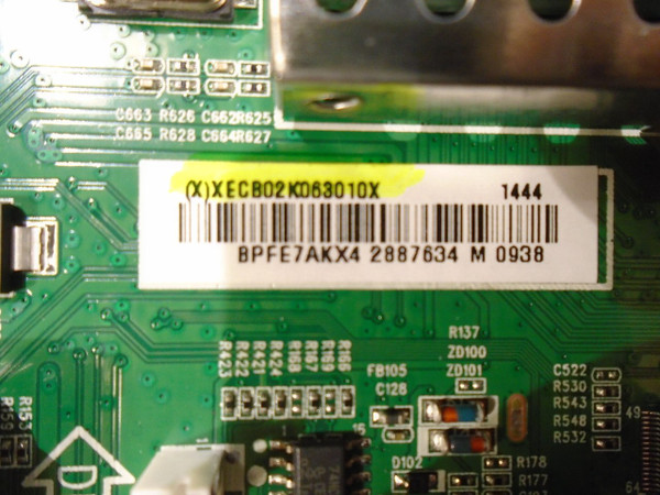 Vizio E500i-B1 Main Board (XECB02K0630) 756TXECB02K0630