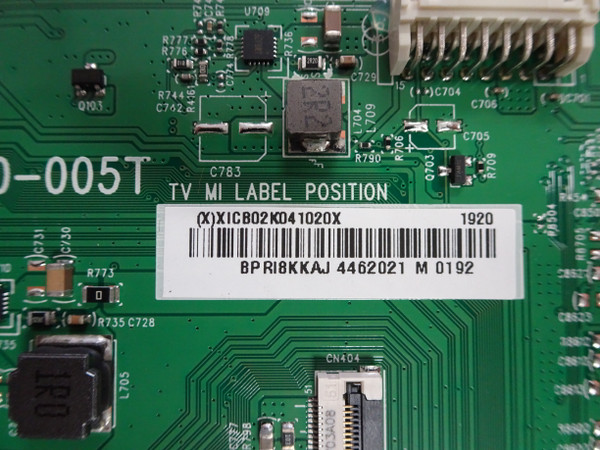 Vizio M507-G1 Main Board (715GA352-M0D-B00-005T) 756TXICB02K041