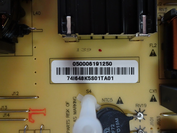 Vizio M657-G0 Power Supply (SHG6520A-237E) 0500-0619-1250