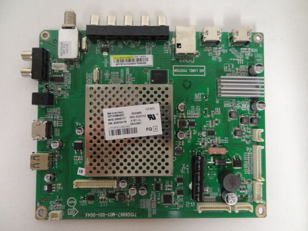 Vizio E390-B1E / E390I-B1E Main Board (XECB02K0600) 756XECB02K0600