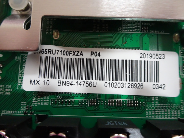 Samsung UN65RU7100FXZA Main Board (BN97-15884M) BN94-14756U