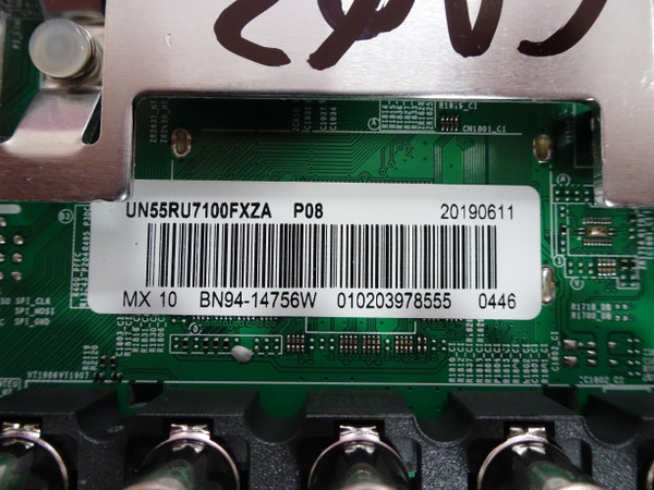 Samsung UN55RU7100FXZA Main Board (BN97-16190A) BN94-14756W