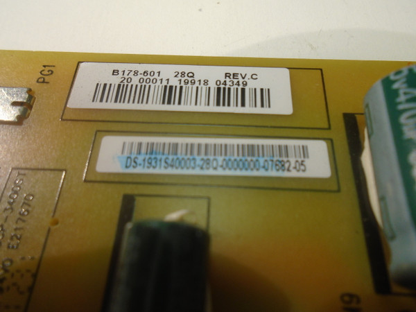 Vizio E320-A0 Power Supply Board 19.31S40.003