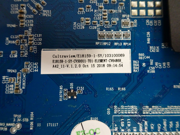 Element ELST5016S Main Board (CV6486H-A42) E18159-1-SY