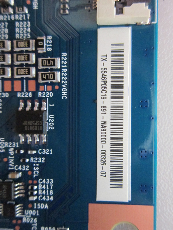Samsung LH46UHFCLBB/GO T-Con Board (46P05-C09) 55.46P05.C19