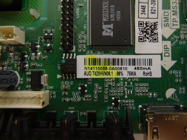 Westinghouse DWM42F2G1 Main Board / Power Supply T420HVN06.1 N14110058