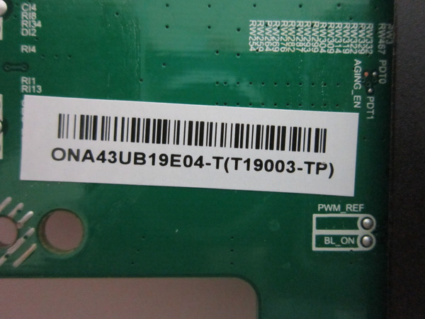 Onn ONA43UB19E04 Main Board (TNBZ-01-1901-0055) T19003-TP