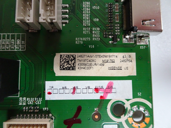 Hisense 43H4030F1 Main Board (248275A, RSAG7.820.9000/ROH) 248271A