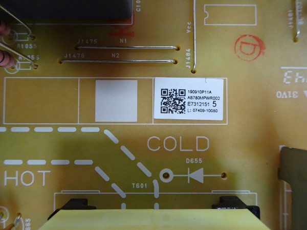 Philips 65PFL5504/F7 Power Supply (BAA78ZF0102 B) AB780MPWR002