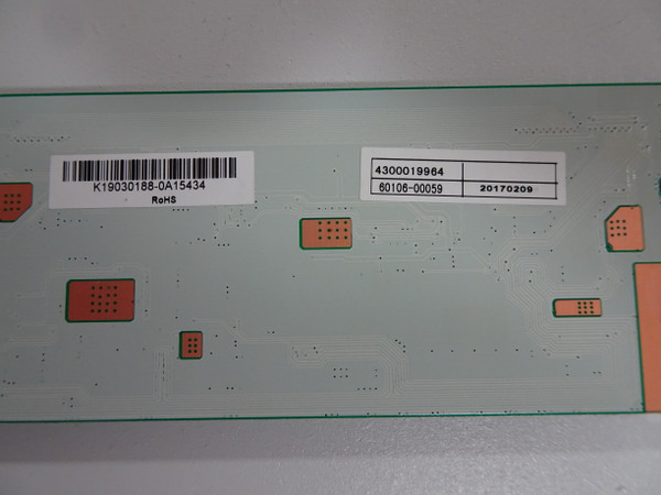 Vizio D43FX-F4 T-Con Board (BOE_TCON_43001_V0.2) 60106-00059