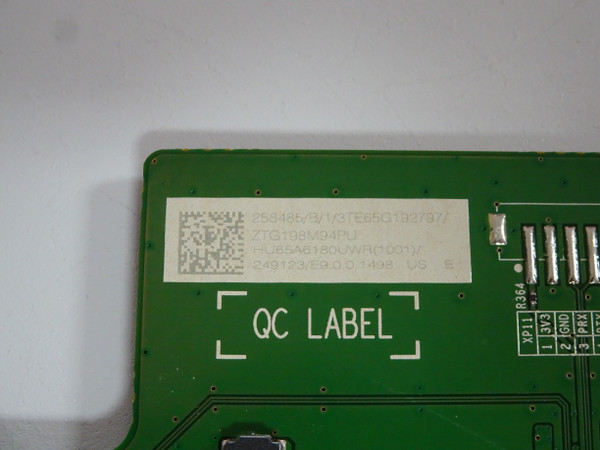 Hisense 65R6E1 Main Board (249123, RSAG7.820.8593/ROH) 258485